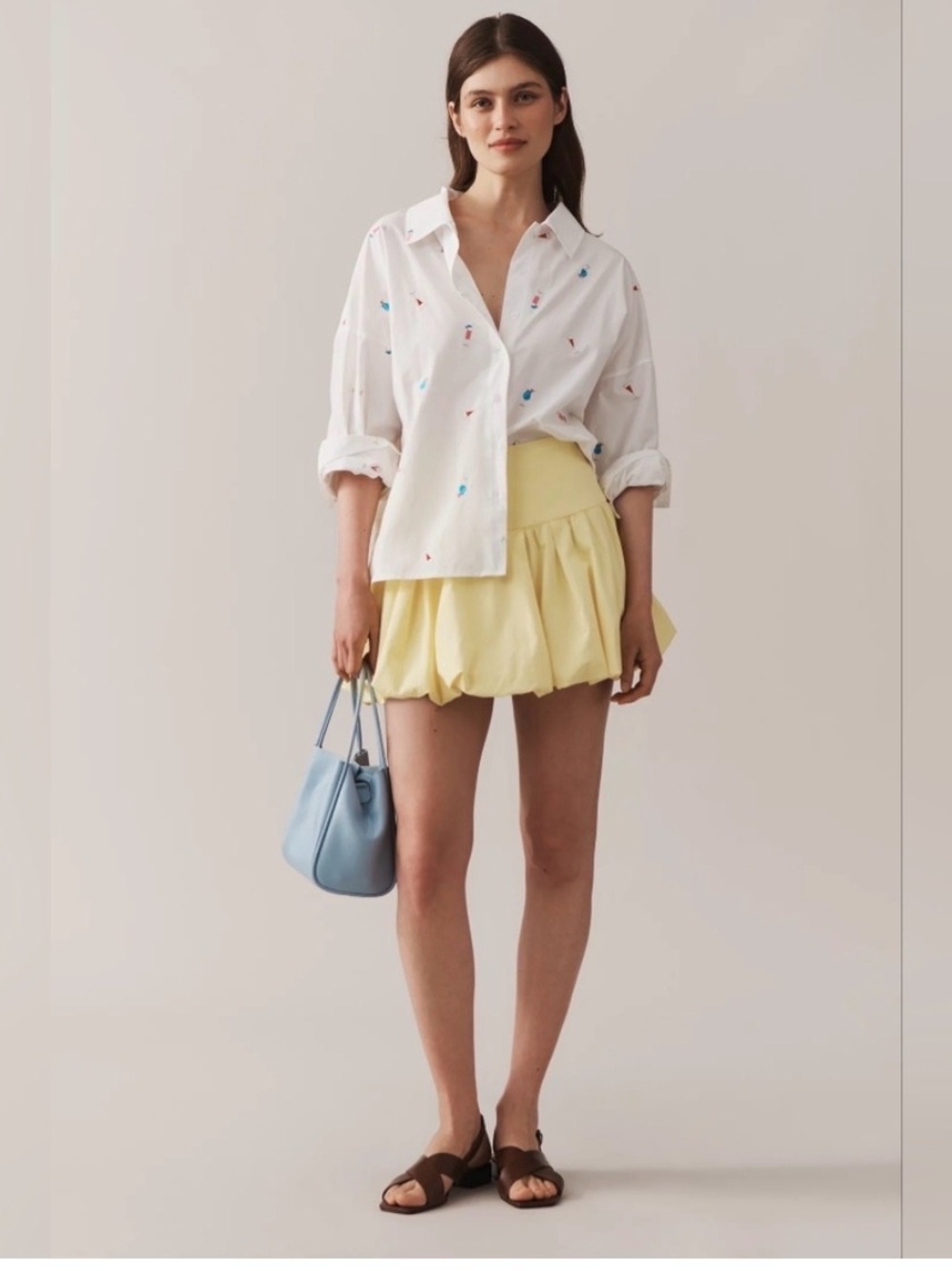 Anthropologie En Saison
Nellie Cocktail Embrroider
Buttondown Oversized Shirt